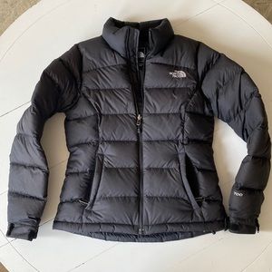 North Face Nuptse Black Goose Down 700 Fill Puffer Jacket, XS